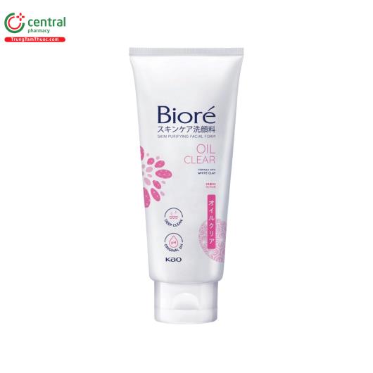 biore skin purifying facial foam oil clear 2 J3456