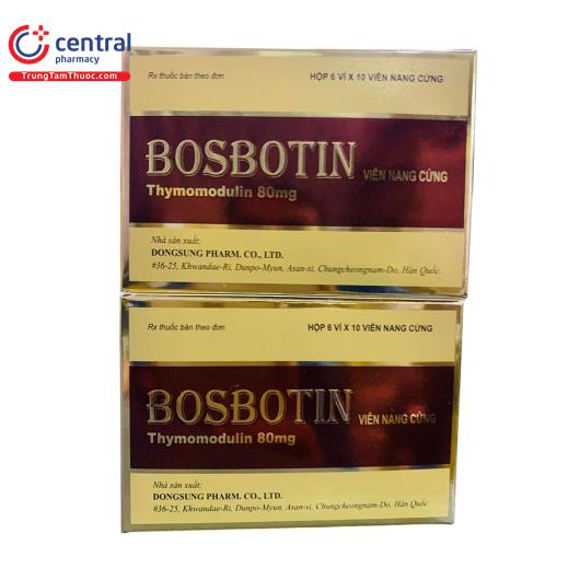 [CHÍNH HÃNG] Thuốc Bosbotin Capsule 80mg tăng cường miễn dịch