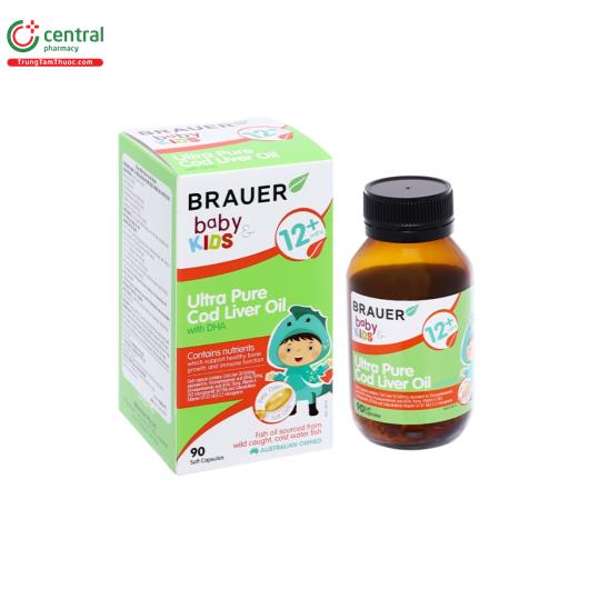 brauer ultra pure cod liver oil with dha 1 I3858