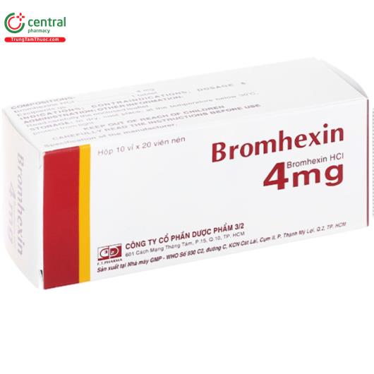 bromhexin 4mg 8 B0707