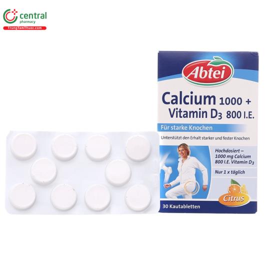 calcium 1000 vitamin d3 800 i e 9 O6363