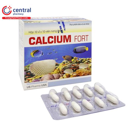 calcium fort us pharma usa hop 10 vi 10 vien 1 F2466