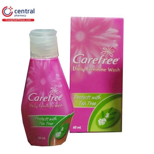 carefree daily feminine wash tea tree 60ml 1 R7534
