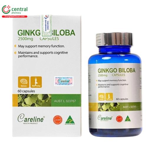 careline ginkgo biloba 2500mg 2 D1570