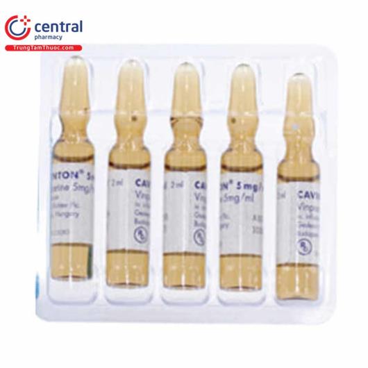 Thuốc Cavinton 5mg/ml trị rối loạn tuần hoàn máu não