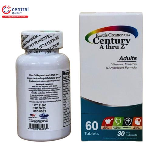 century a thru z multivitamin adults 1 L4877