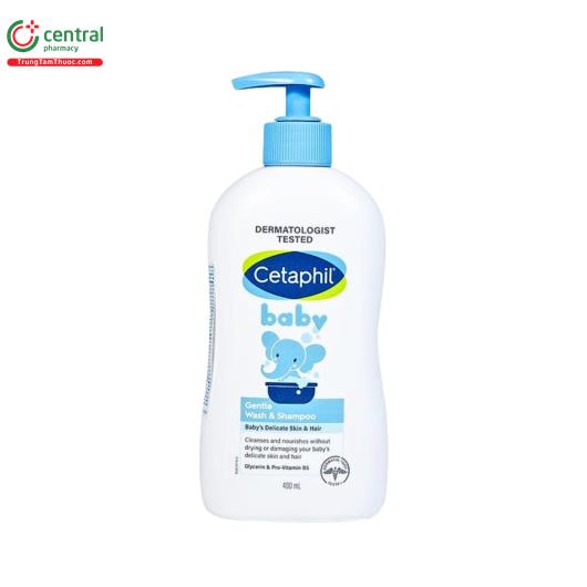 cetaphil baby gentle wash shampoo 400ml 1 P6807