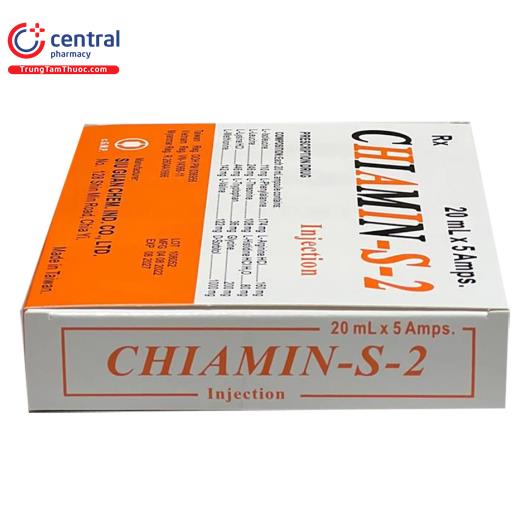 Dung dịch tiêm truyền Chiamin-S-2 20ml: tác dụng, cách dùng