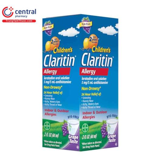 [CHÍNH HÃNG] Thuốc Children’s Claritin Allergy 60ml Chống dị ứng