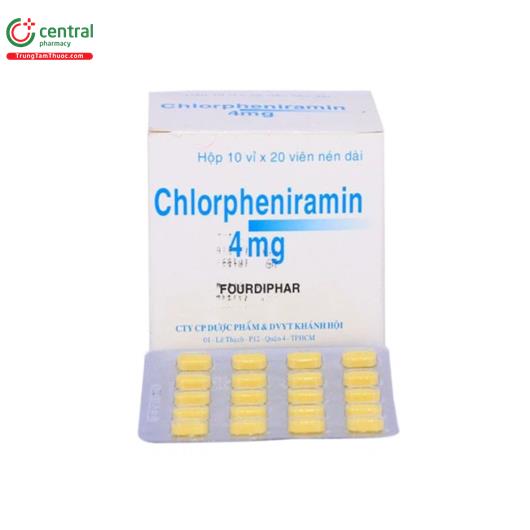 chlorpheniramin 4mg fourdiphar C0837