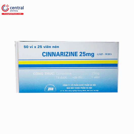 cinnarizine 25mg 7 T7558