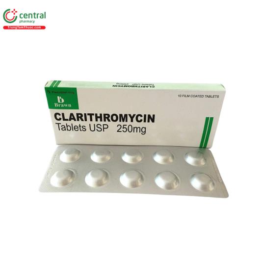 Clarithromycin 250mg Brawn