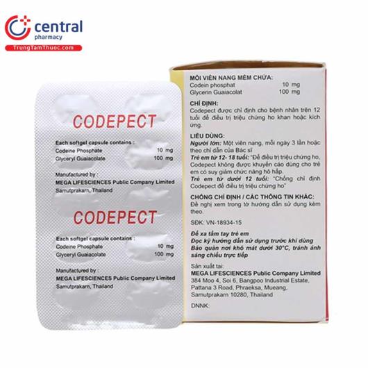 Thuốc trị ho Codepect: Cách dùng và lưu ý sử dụng