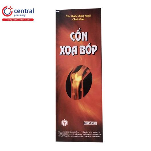 Cồn Xoa Bóp OPC chai 60ml giảm đau xương khớp từ thảo dược