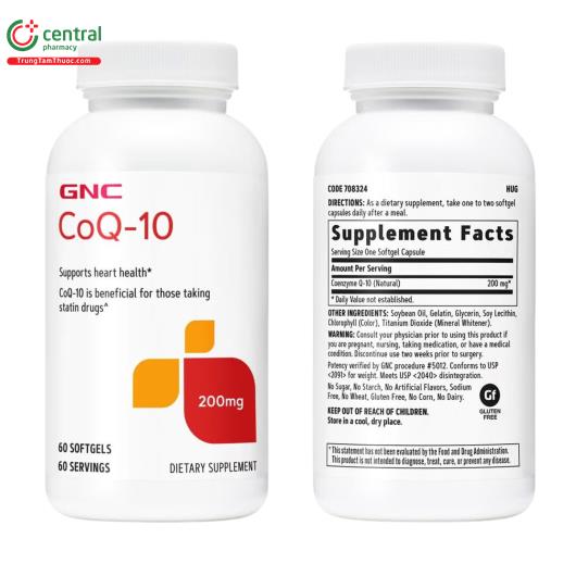 coq 10 200mg gnc F2453