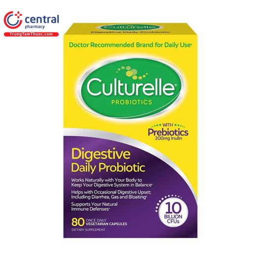 culturelle digestive health probiotic 80 vien D1421