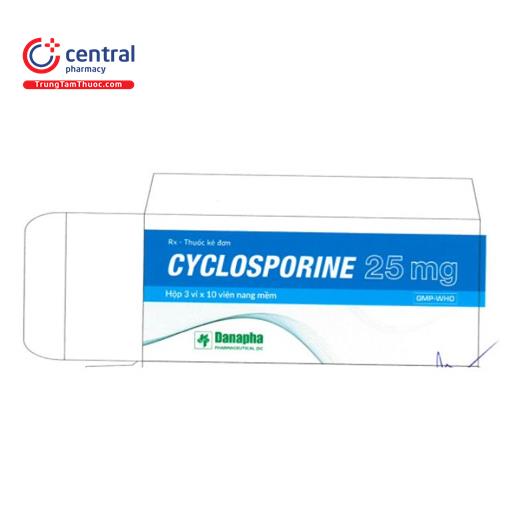 Cyclosporine 25 mg Danapha