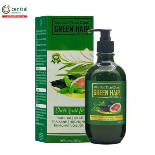 dau goi thao duoc green hair natural 500ml 1 N5157