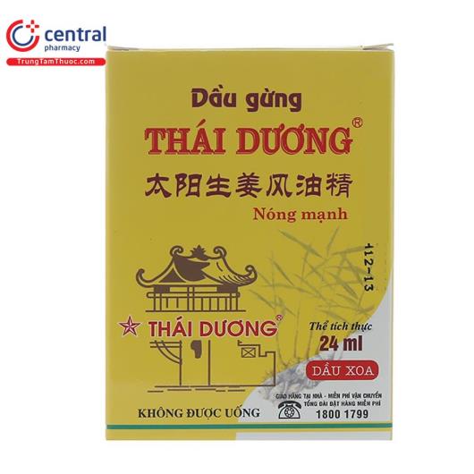 dau gung thai duong 24ml 0 M5823