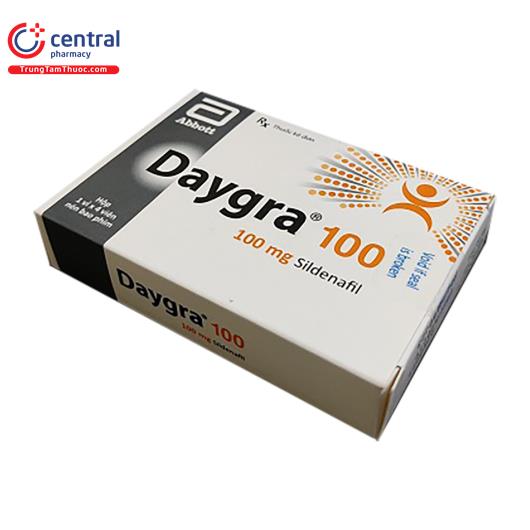 [CHÍNH HÃNG] Thuốc Daygra 100: Điều trị rối loạn cương dương