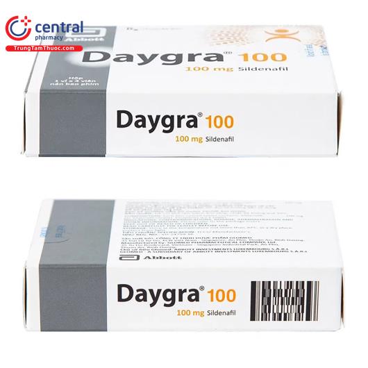 [CHÍNH HÃNG] Thuốc Daygra 100: Điều trị rối loạn cương dương