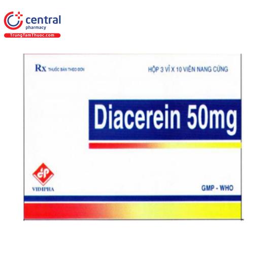 [CHÍNH HÃNG] Thuốc Diacerein 50mg (Vidipha) điều trị thoái hóa khớp