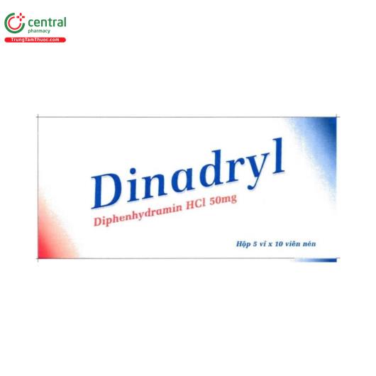 dinadryl 50mg 1 T7668