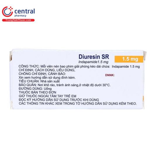 [CHÍNH HÃNG] Thuốc Diuresin SR - Thuốc điều trị tăng huyết áp vô căn