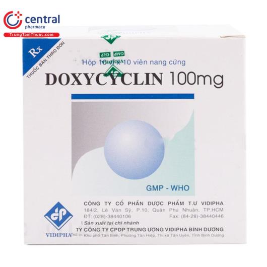doxycyclin 100mg vidipha 1 V8816