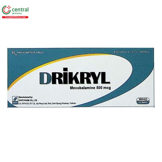drikryl 500mcg A0163