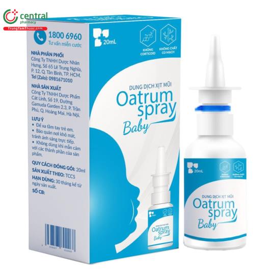 dung dich xit mui oatrum spray baby 20ml A0528