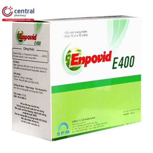 [CHÍNH HÃNG] Thuốc Enpovid E400 bổ sung vitamin E cho cơ thể