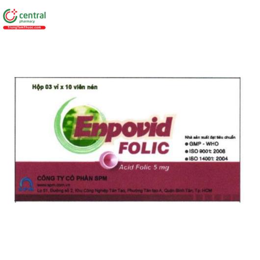 enpovid folic 5mg 1 A0038