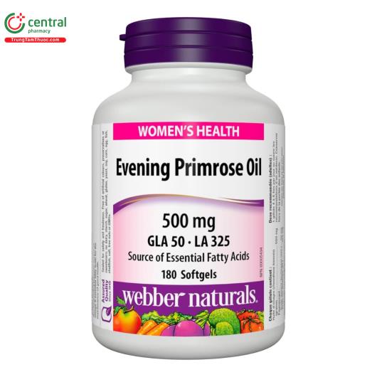 evening primrose oil 500mg webber naturals S7165