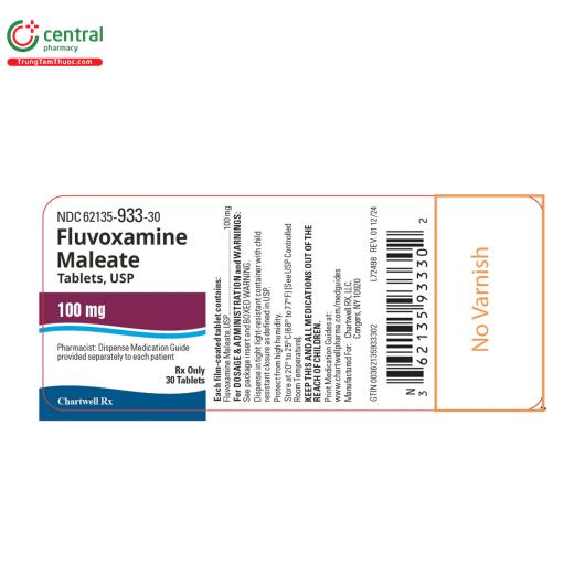 fluvoxamine 100mg chartwell 2 A0472