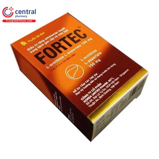 [CHÍNH HÃNG] Thuốc Fortec 150mg điều trị tăng amoniac
