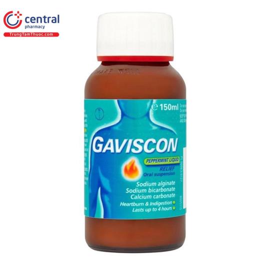 gaviscon liquid peppermint 150ml 1 E2278