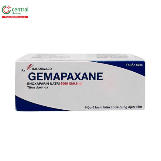 gemapaxane 6000iu 06 ml 1 O6346