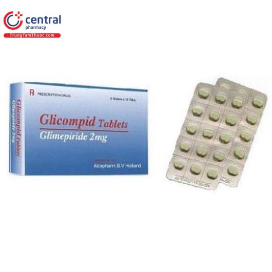 glicompid tablets 2mg 1 H3740