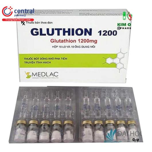 [CHÍNH HÃNG] Thuốc Gluthion 1200 - bột pha tiêm tăng cường miễn dịch