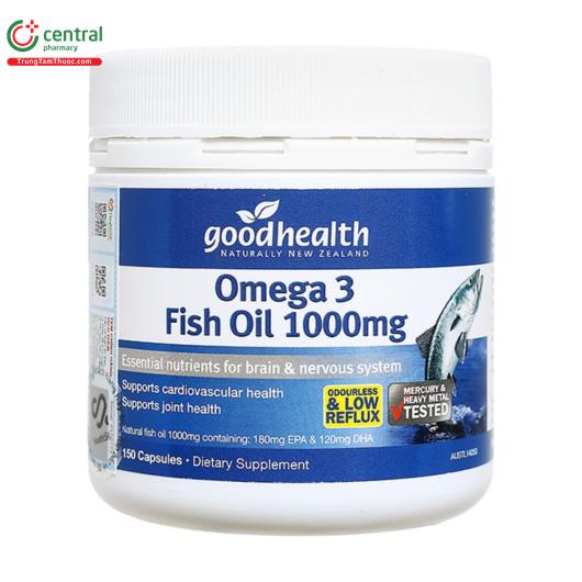 goodhealth omega 3 fish oil 1000mg 6 K4061
