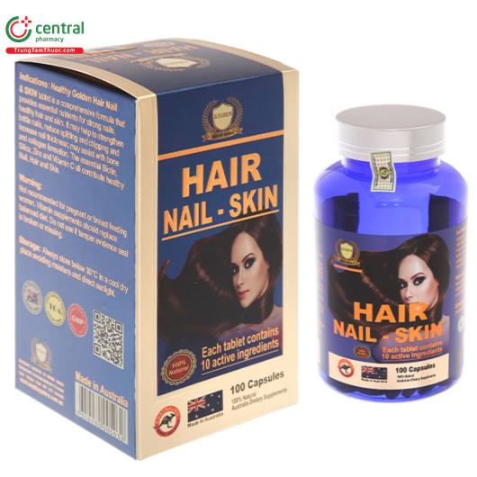 hair nail skin healthy golden 10 J4554