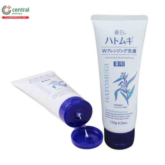 hatomugi w cleansing foam 130g 5 U8655