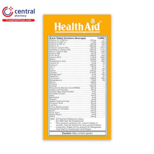 HealthAid Healthy Mega - Prolonged Release - 30 Tablets