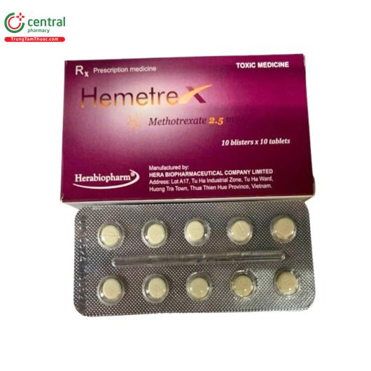 hemetrex 25mg 1 D1772