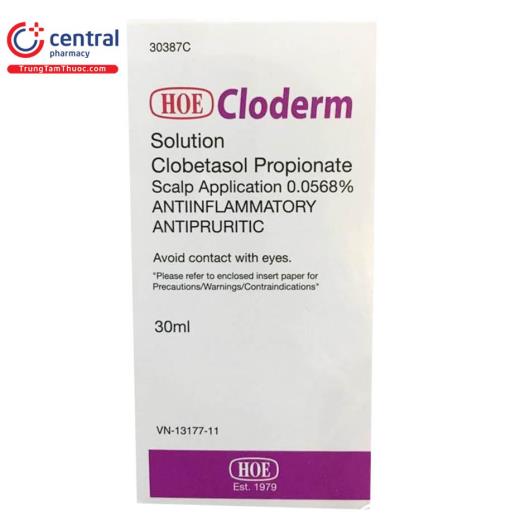 hoe cloderm solution 8 D1270