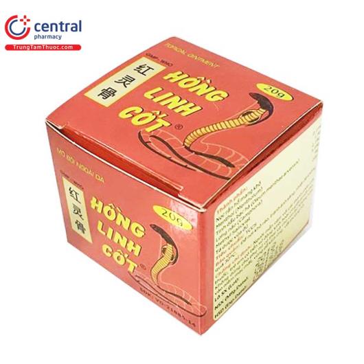 Mỡ bôi ngoài da Hồng Linh Cốt 20g (Lọ) trị thấp khớp, viêm đau khớp