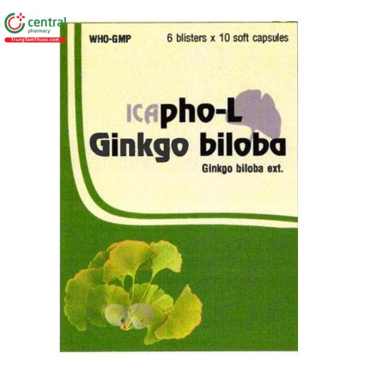 icapho l ginkgo biloba 40mg V8670