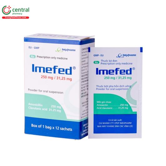 imefed 250mg 3125mg 1 Q6564