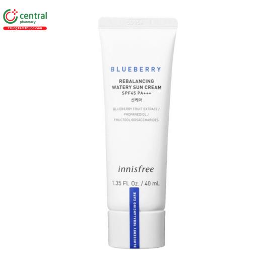 innisfree blueberry rebalancing watery sun cream spf45 pa 1 D1256